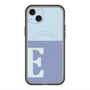 スリムプロテクションプレミアムケース with MagSafe［ オリジナル - initial two tone - E blue ］