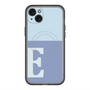 スリムプロテクションプレミアムケース with MagSafe［ オリジナル - initial two tone - E blue ］