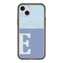 スリムプロテクションプレミアムケース with MagSafe［ オリジナル - initial two tone - E blue ］