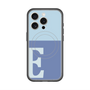 スリムプロテクションプレミアムケース with MagSafe［ オリジナル - initial two tone - E blue ］