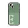 スリムプロテクションプレミアムケース with MagSafe［ オリジナル - initial two tone - E green ］