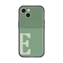 スリムプロテクションプレミアムケース with MagSafe［ オリジナル - initial two tone - E green ］