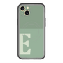 スリムプロテクションプレミアムケース with MagSafe［ オリジナル - initial two tone - E green ］