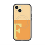 スリムプロテクションプレミアムケース with MagSafe［ オリジナル - initial two tone - F orange ］