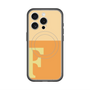スリムプロテクションプレミアムケース with MagSafe［ オリジナル - initial two tone - F orange ］