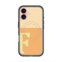 スリムプロテクションプレミアムケース with MagSafe［ オリジナル - initial two tone - F orange ］