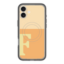 スリムプロテクションプレミアムケース with MagSafe［ オリジナル - initial two tone - F orange ］