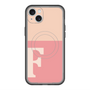 スリムプロテクションプレミアムケース with MagSafe［ オリジナル - initial two tone - F pink ］
