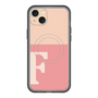 スリムプロテクションプレミアムケース with MagSafe［ オリジナル - initial two tone - F pink ］