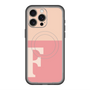 スリムプロテクションプレミアムケース with MagSafe［ オリジナル - initial two tone - F pink ］