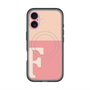 スリムプロテクションプレミアムケース with MagSafe［ オリジナル - initial two tone - F pink ］