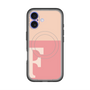 スリムプロテクションプレミアムケース with MagSafe［ オリジナル - initial two tone - F pink ］