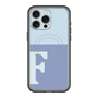 スリムプロテクションプレミアムケース with MagSafe［ オリジナル - initial two tone - F blue ］