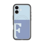 スリムプロテクションプレミアムケース with MagSafe［ オリジナル - initial two tone - F blue ］
