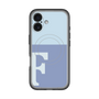 スリムプロテクションプレミアムケース with MagSafe［ オリジナル - initial two tone - F blue ］