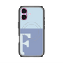 スリムプロテクションプレミアムケース with MagSafe［ オリジナル - initial two tone - F blue ］