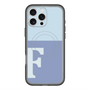 スリムプロテクションプレミアムケース with MagSafe［ オリジナル - initial two tone - F blue ］