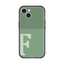 スリムプロテクションプレミアムケース with MagSafe［ オリジナル - initial two tone - F green ］