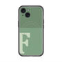 スリムプロテクションプレミアムケース with MagSafe［ オリジナル - initial two tone - F green ］