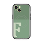 スリムプロテクションプレミアムケース with MagSafe［ オリジナル - initial two tone - F green ］
