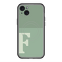 スリムプロテクションプレミアムケース with MagSafe［ オリジナル - initial two tone - F green ］