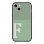スリムプロテクションプレミアムケース with MagSafe［ オリジナル - initial two tone - F green ］