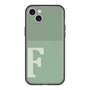 スリムプロテクションプレミアムケース with MagSafe［ オリジナル - initial two tone - F green ］