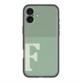 スリムプロテクションプレミアムケース with MagSafe［ オリジナル - initial two tone - F green ］