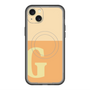 スリムプロテクションプレミアムケース with MagSafe［ オリジナル - initial two tone - G orange ］