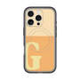 スリムプロテクションプレミアムケース with MagSafe［ オリジナル - initial two tone - G orange ］