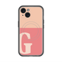 スリムプロテクションプレミアムケース with MagSafe［ オリジナル - initial two tone - G pink ］