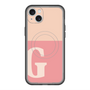 スリムプロテクションプレミアムケース with MagSafe［ オリジナル - initial two tone - G pink ］