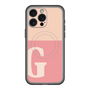 スリムプロテクションプレミアムケース with MagSafe［ オリジナル - initial two tone - G pink ］