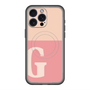 スリムプロテクションプレミアムケース with MagSafe［ オリジナル - initial two tone - G pink ］