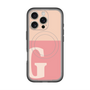 スリムプロテクションプレミアムケース with MagSafe［ オリジナル - initial two tone - G pink ］