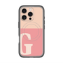 スリムプロテクションプレミアムケース with MagSafe［ オリジナル - initial two tone - G pink ］