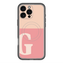 スリムプロテクションプレミアムケース with MagSafe［ オリジナル - initial two tone - G pink ］