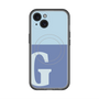 スリムプロテクションプレミアムケース with MagSafe［ オリジナル - initial two tone - G blue ］
