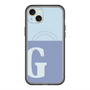 スリムプロテクションプレミアムケース with MagSafe［ オリジナル - initial two tone - G blue ］