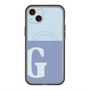 スリムプロテクションプレミアムケース with MagSafe［ オリジナル - initial two tone - G blue ］