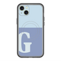 スリムプロテクションプレミアムケース with MagSafe［ オリジナル - initial two tone - G blue ］
