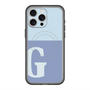 スリムプロテクションプレミアムケース with MagSafe［ オリジナル - initial two tone - G blue ］