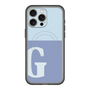 スリムプロテクションプレミアムケース with MagSafe［ オリジナル - initial two tone - G blue ］