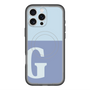 スリムプロテクションプレミアムケース with MagSafe［ オリジナル - initial two tone - G blue ］