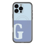 スリムプロテクションプレミアムケース with MagSafe［ オリジナル - initial two tone - G blue ］