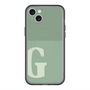 スリムプロテクションプレミアムケース with MagSafe［ オリジナル - initial two tone - G green ］