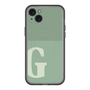 スリムプロテクションプレミアムケース with MagSafe［ オリジナル - initial two tone - G green ］