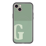 スリムプロテクションプレミアムケース with MagSafe［ オリジナル - initial two tone - G green ］