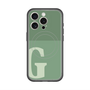 スリムプロテクションプレミアムケース with MagSafe［ オリジナル - initial two tone - G green ］