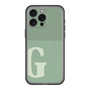 スリムプロテクションプレミアムケース with MagSafe［ オリジナル - initial two tone - G green ］